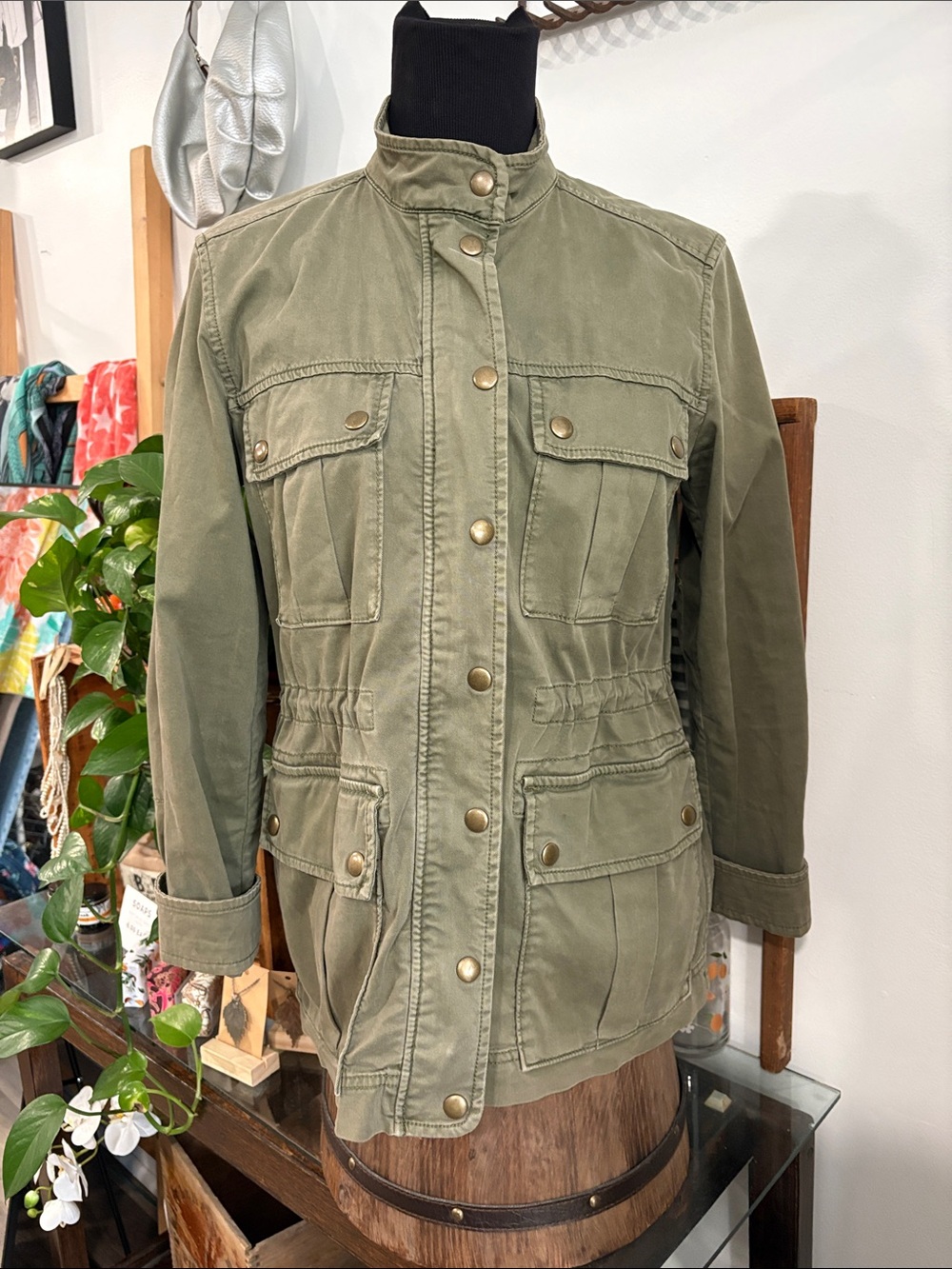 Olive Green Pre-Fall Jacket